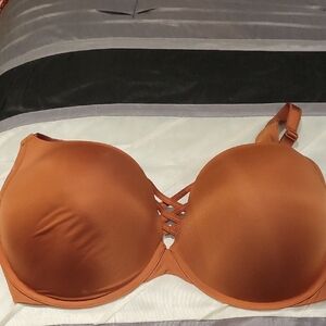 Torrid Copper Bra with Crisscross Detail